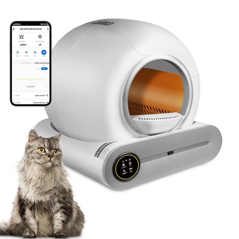 Smart Cat Litter Box Wifi App Control - New Fashion Design Low Noise App