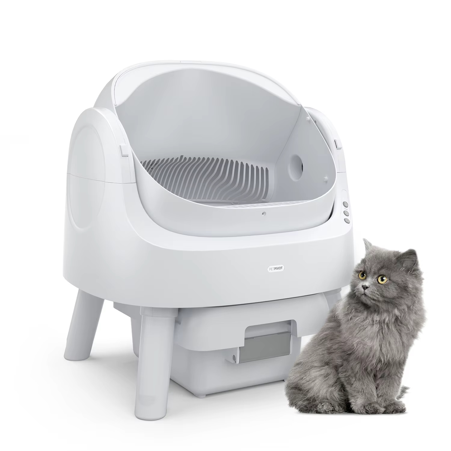 Smart Cat Litter Box Wifi App Control - Self-Cleaning Cat Litter Box 65L Large