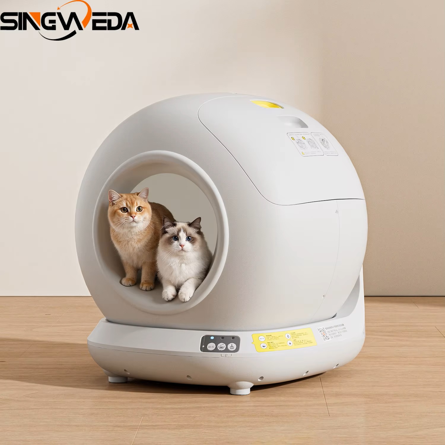 Self Cleaning Cat Litter Box Automatic - 78L Self Cleaning Cat Litter Box