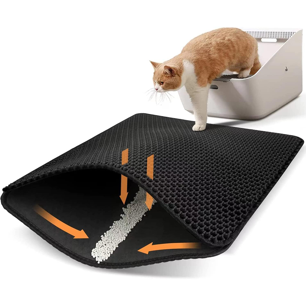 Cat Litter Mat Double Layer Waterproof - Cat Litter Mat Double Layer Honeycomb