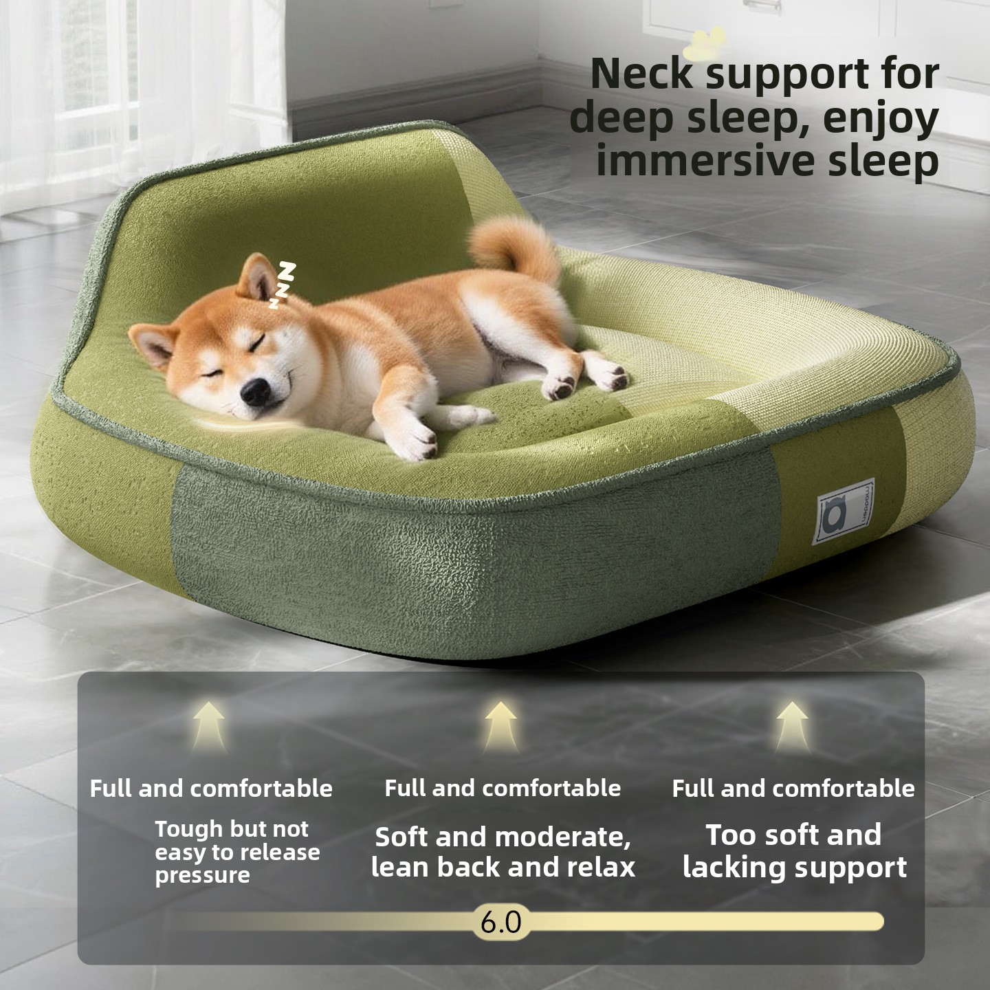 Orthopedic Memory Foam Dog Bed Washable - Orthopedic Memory Foam Large Dog Cat