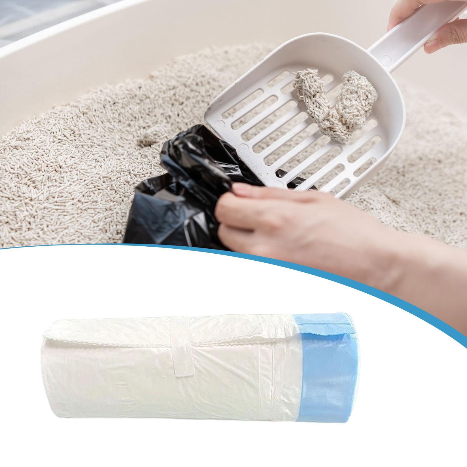 Automatic Litter Box Waste Bag Liner - Plastic Cat Litter Box Liners Heavy