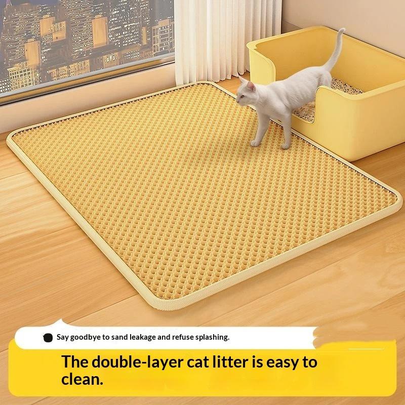 Cat Litter Mat Double Layer Waterproof - Double Layer Cat Litter Mat Anti