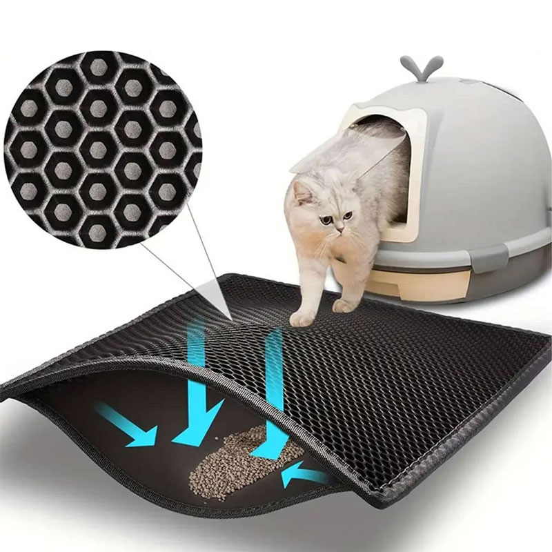 Cat Litter Mat Double Layer Waterproof - Pet Cat Litter Mat Waterproof Double