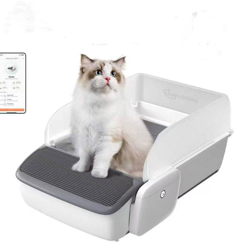 Self Cleaning Cat Litter Box Automatic - Hands-Free Automatic Cleaning Cat Litter Box