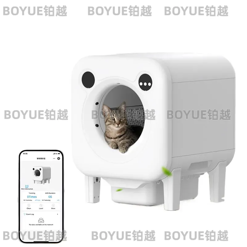 Smart Automatic Cat Litter Box - Smart Cat Litter Box Wifi App Control 评论和价格