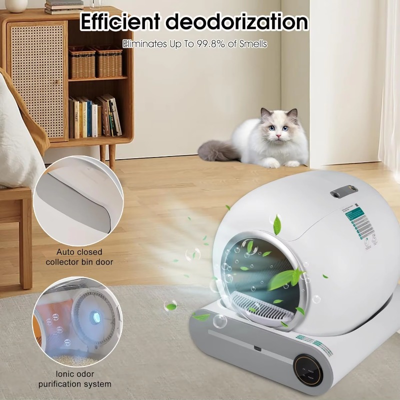 Smart Self-Cleaning Cat Litter - Smart Cat Litter Box Wifi App Control 评论和价格