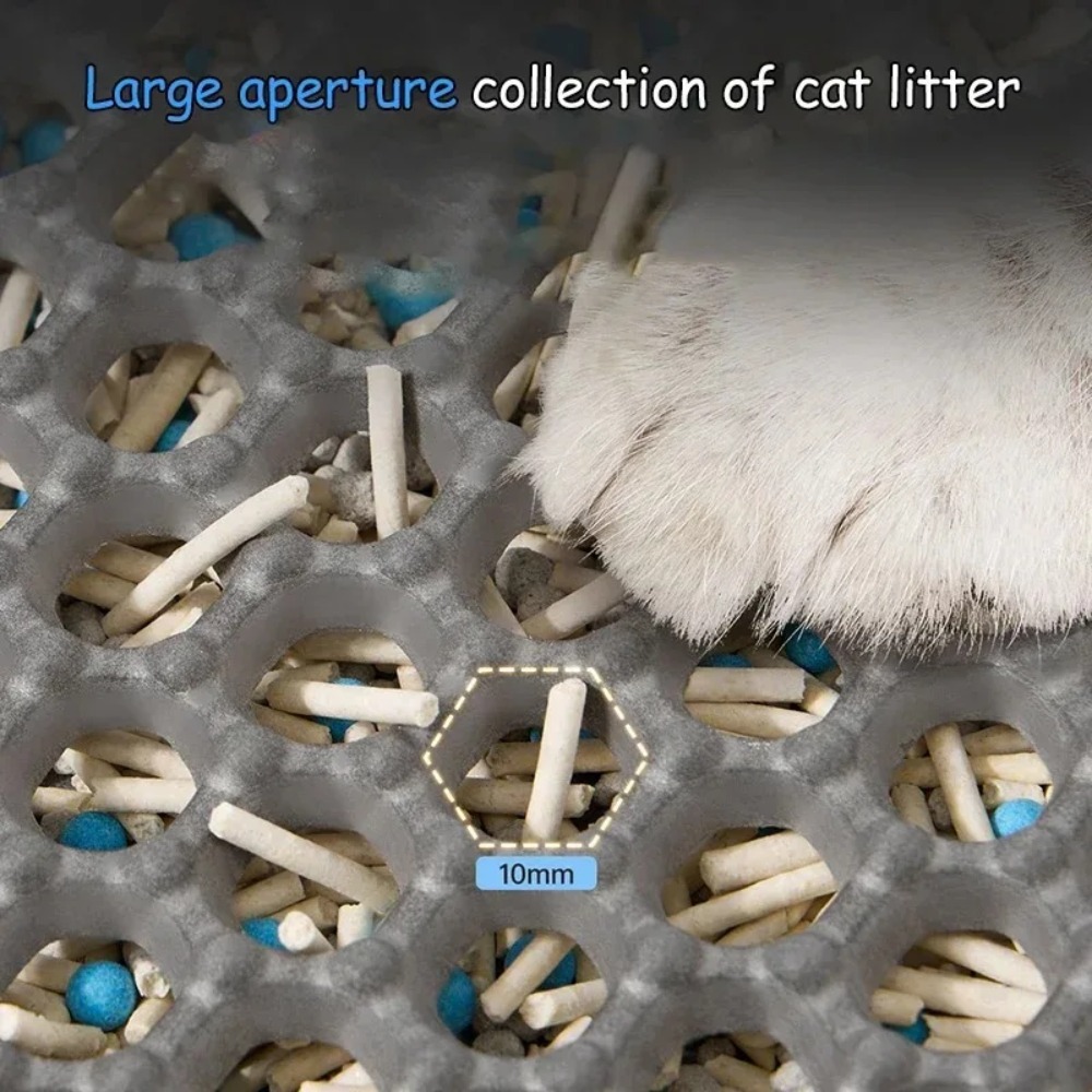 Large Cat Litter Mat with Adva - Cat Litter Mat Double Layer Waterproof 评论和价格