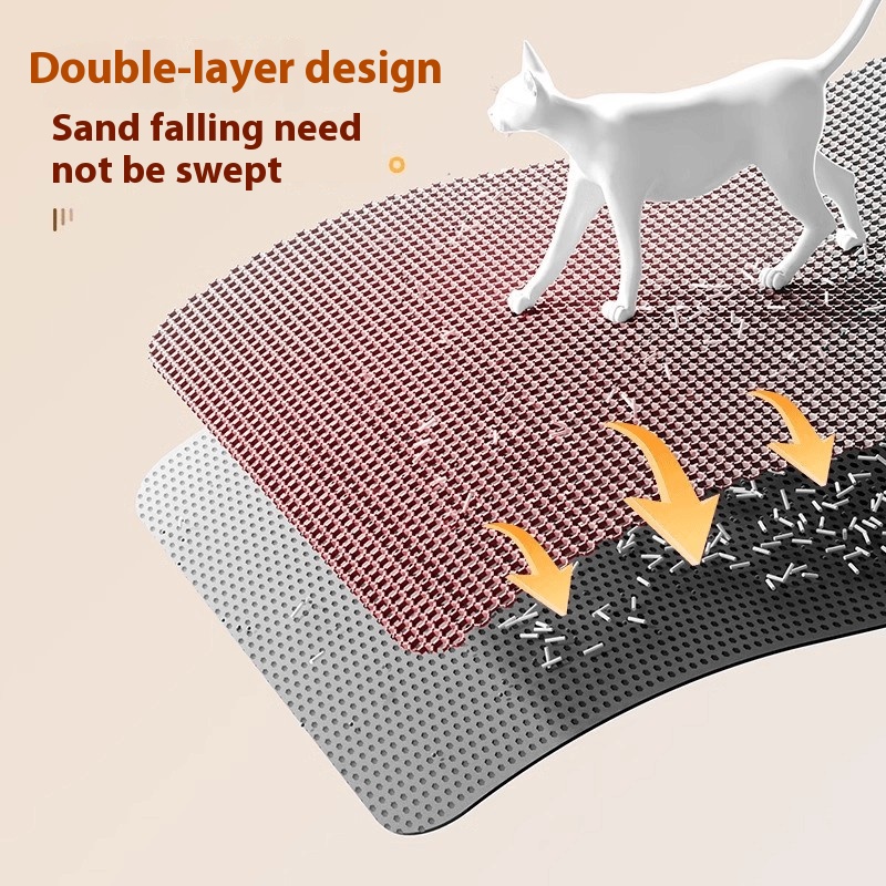 90X60CM Cat Litter Mat Waterpr - Cat Litter Mat Double Layer Waterproof 评论和价格