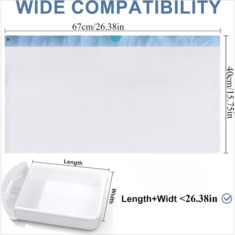 100Pcs Waterproof Cat Litter B - Automatic Litter Box Waste Bag Liner 评论和价格