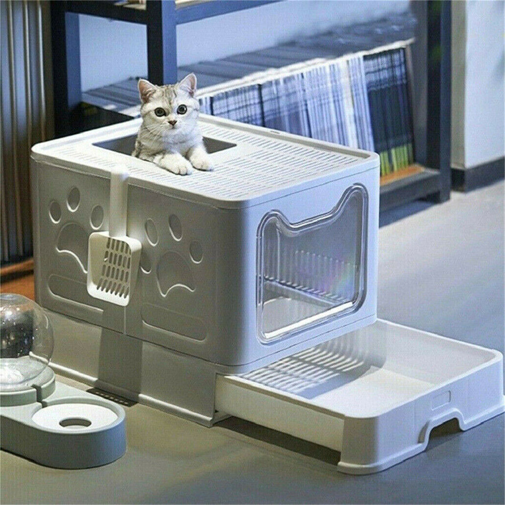 Easy Cleaning Cat Litter Box L - Self Cleaning Cat Litter Box Automatic 评论和价格