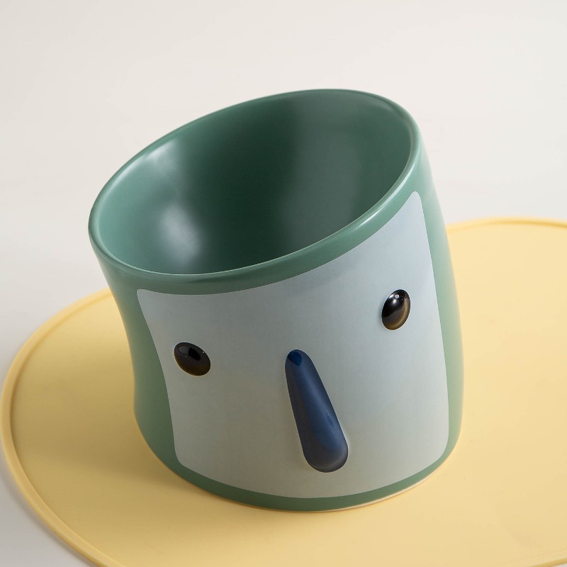 Ceramic Tilted Elevated Pet Bo - Elevated Ceramic Cat Bowls Tilted Food 评论和价格