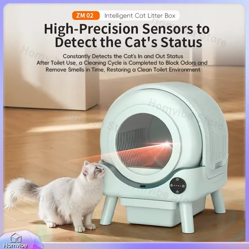 Smart Automatic Self Cleaning  - Smart Cat Litter Box Wifi App Control 评论和价格
