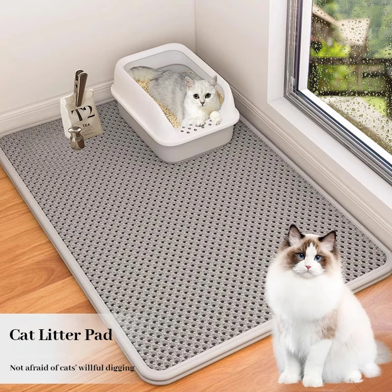 Cats Litter Mat Double Layer E - Cat Litter Mat Double Layer Waterproof 评论和价格