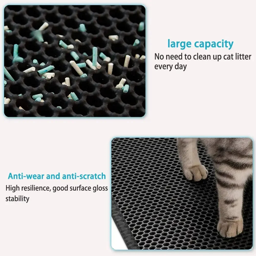 Cats Litter Mat Double Layer E - Cat Litter Mat Double Layer Waterproof 评论和价格