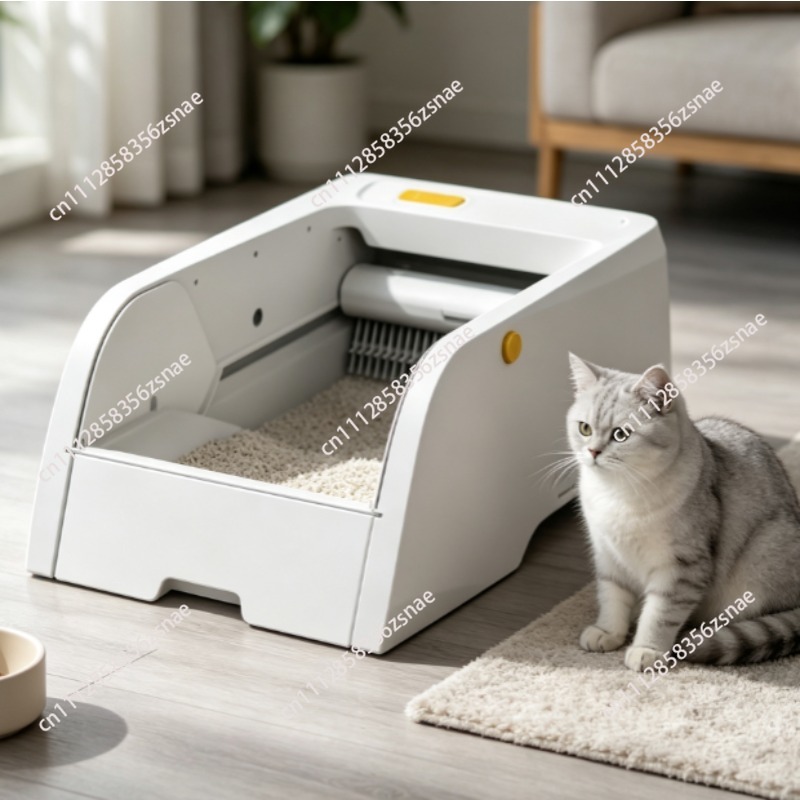 Upgraded WiFi Automatic Open C - Smart Cat Litter Box Wifi App Control 评论和价格