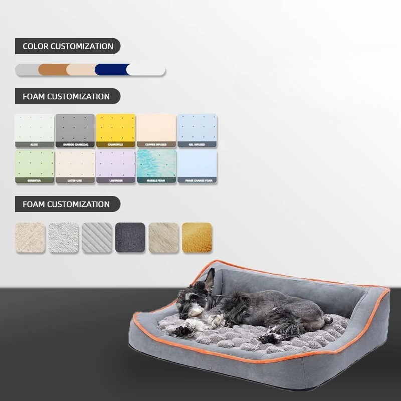 Customized waterproof washable - Orthopedic Memory Foam Dog Bed Washable 评论和价格