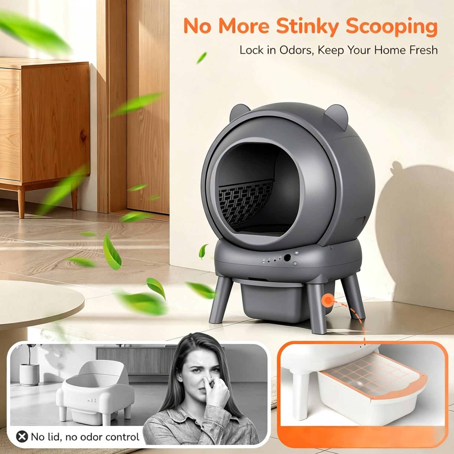 Cumrige Automatic Self Cleanin - Self Cleaning Cat Litter Box Automatic 评论和价格