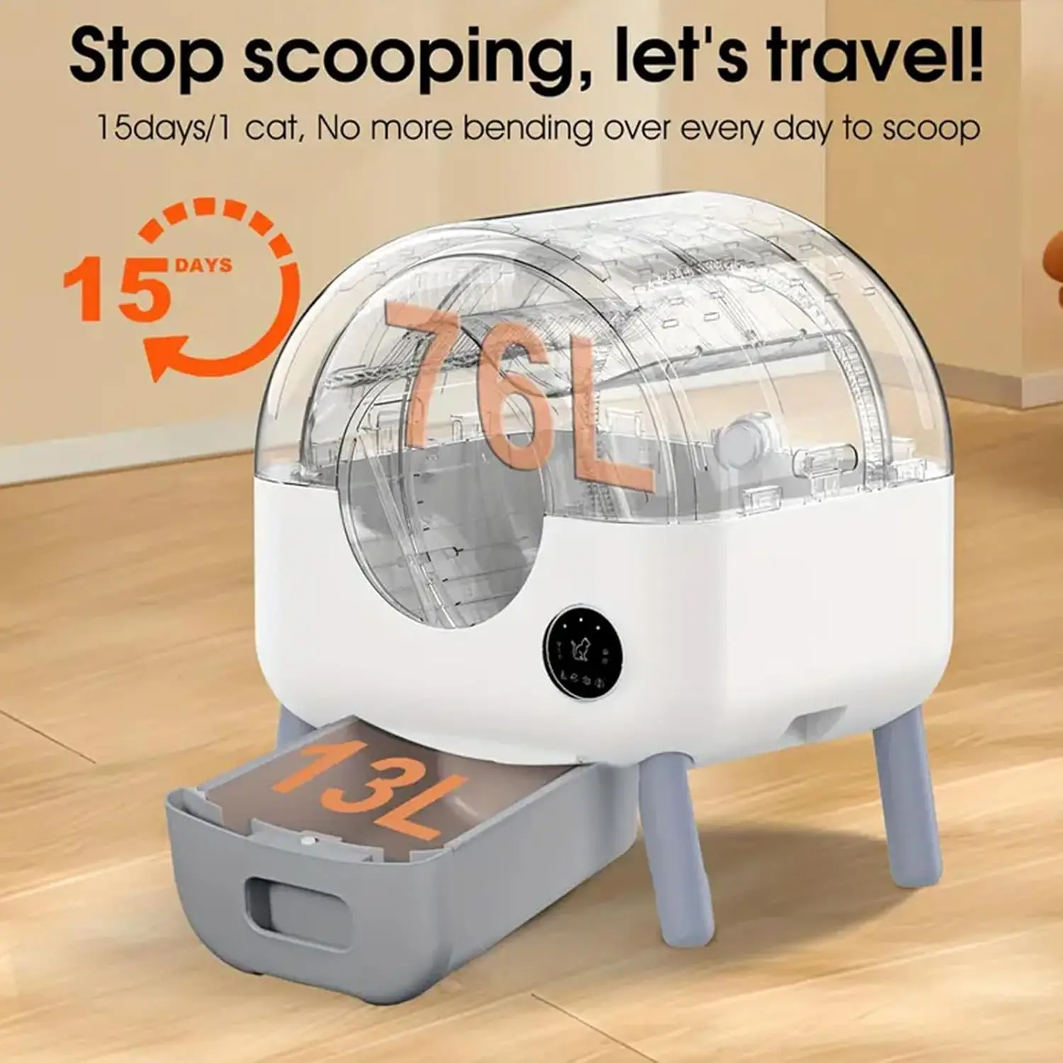 Self-Cleaning Cat Litter Box,  - Self Cleaning Cat Litter Box Automatic 评论和价格