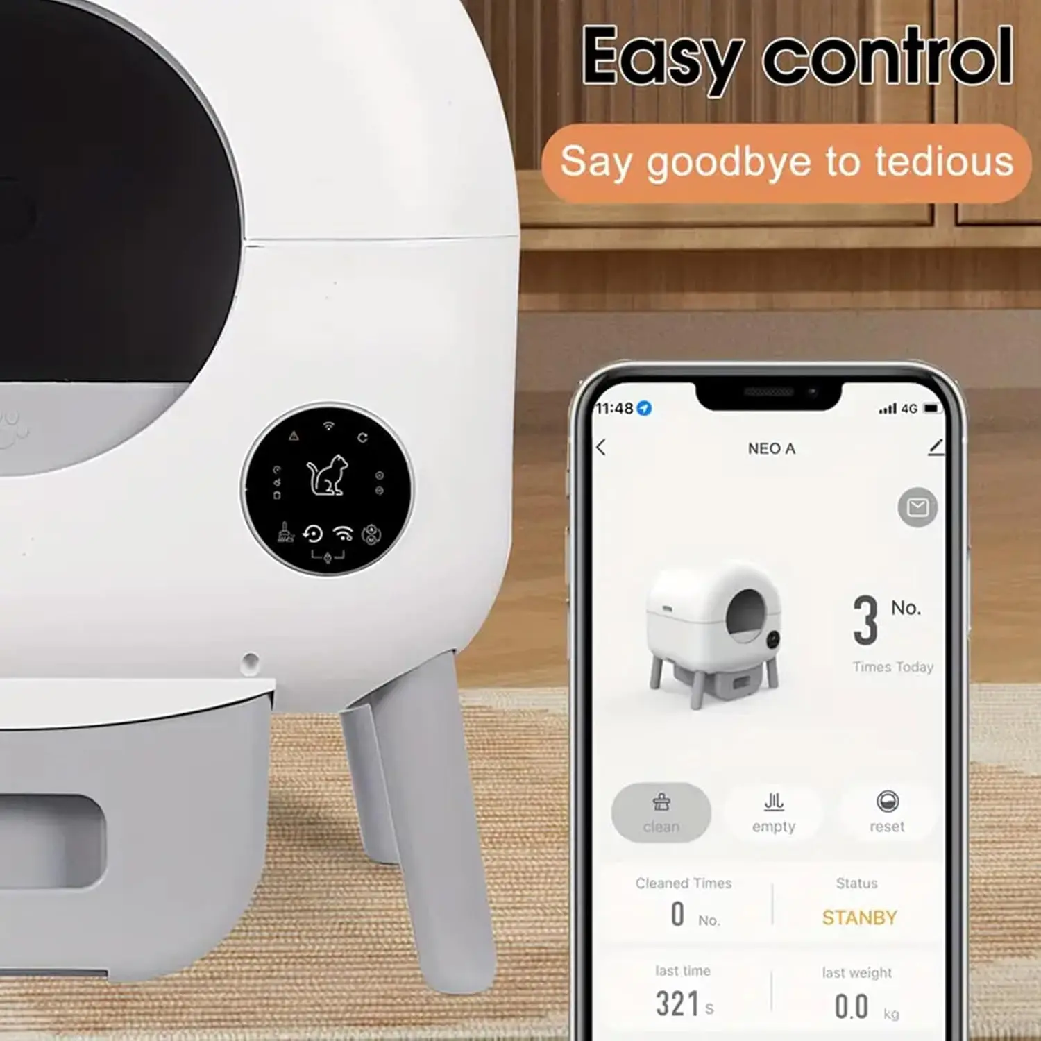 Self-Cleaning Cat Litter Box,  - Self Cleaning Cat Litter Box Automatic 评论和价格