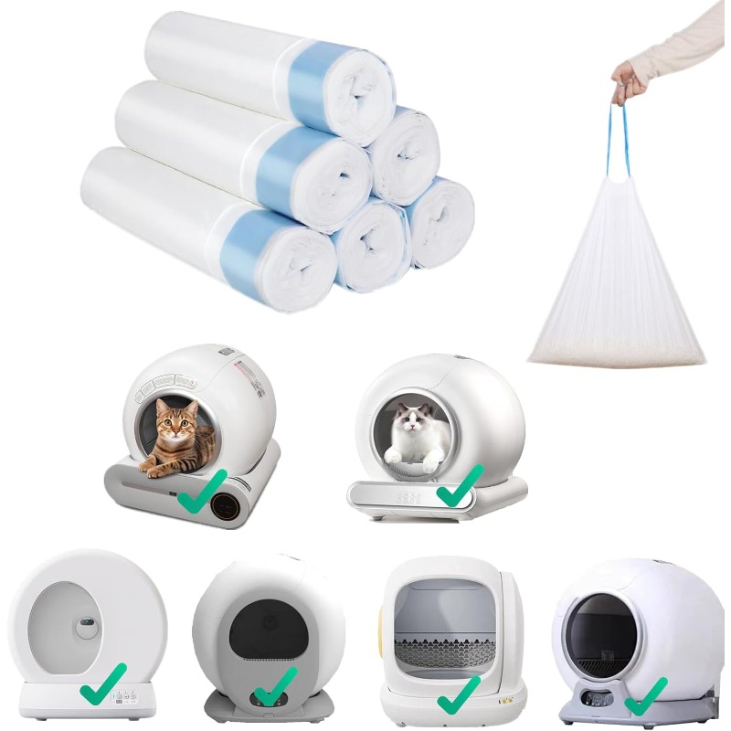 5/10 Rolls Pet Poop Bags for T - Automatic Litter Box Waste Bag Liner 评论和价格