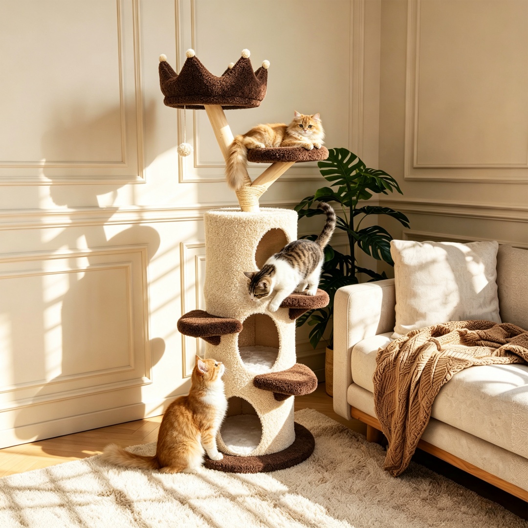 Bingopaw Multi-Level Cat Tree  - Cat Scratching Post Sisal Tree Tower 评论和价格