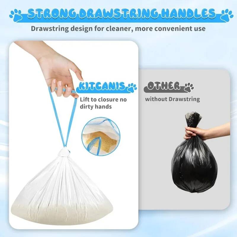 90 Count Extra Thick Cat Litte - Automatic Litter Box Waste Bag Liner 评论和价格