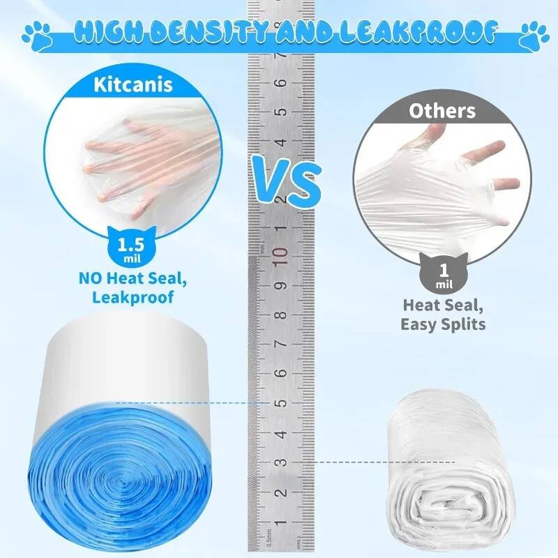 90 Count Extra Thick Cat Litte - Automatic Litter Box Waste Bag Liner 评论和价格