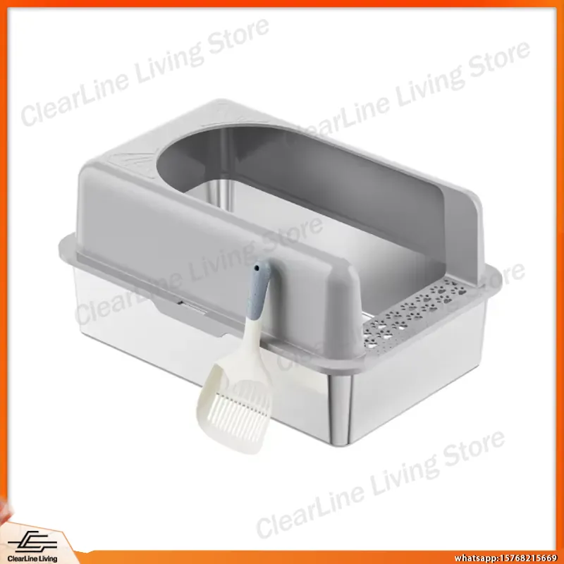 65L Large Capacity Smart Autom - Smart Cat Litter Box Wifi App Control 评论和价格