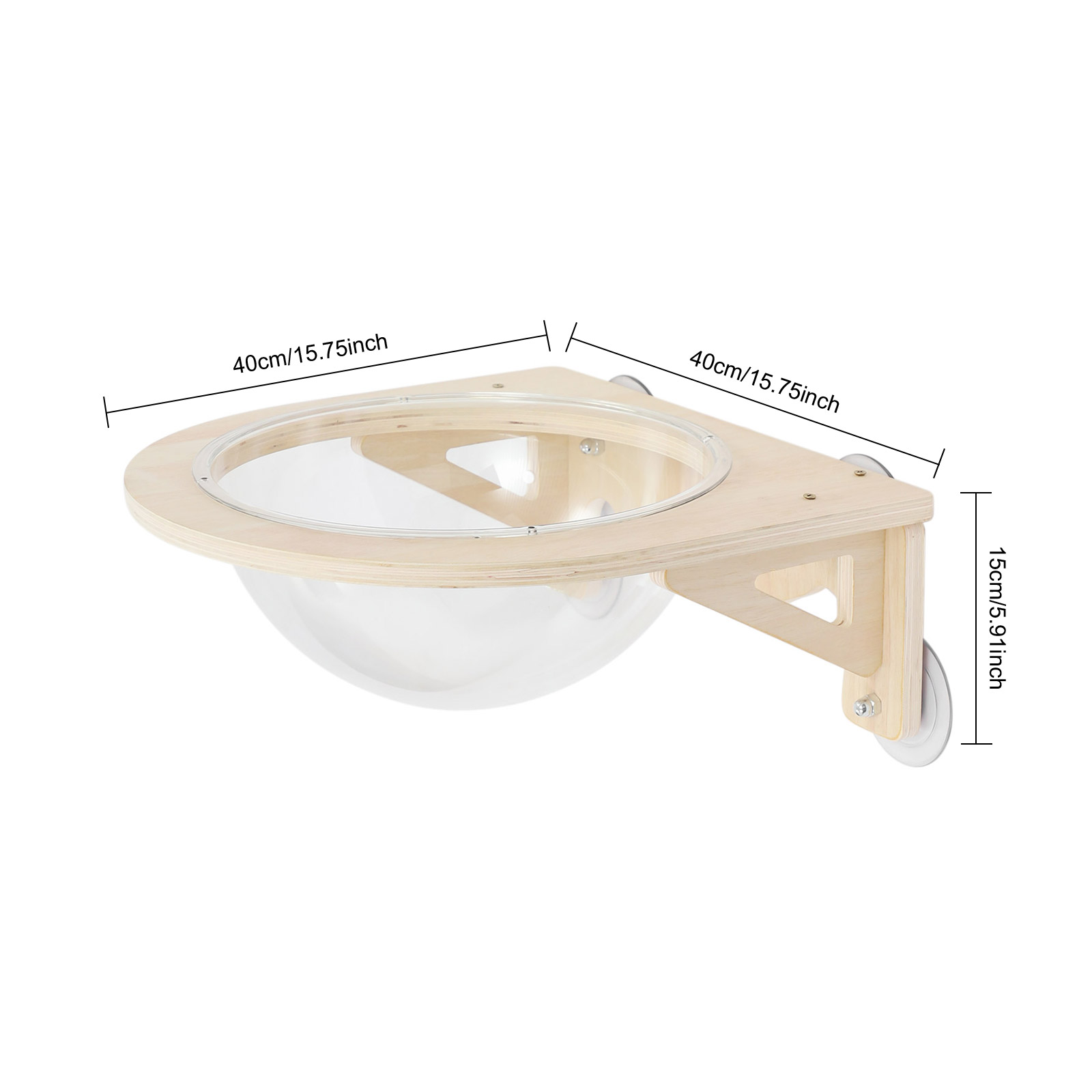 Wooden Cat Space Clear Capsule - Cat Wall Climbing Shelves Hammock Wooden 评论和价格