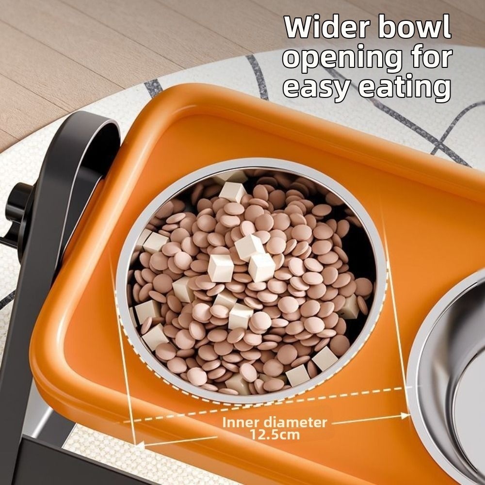 Stainless Steel Raised Cat Bow - Elevated Ceramic Cat Bowls Tilted Food 评论和价格