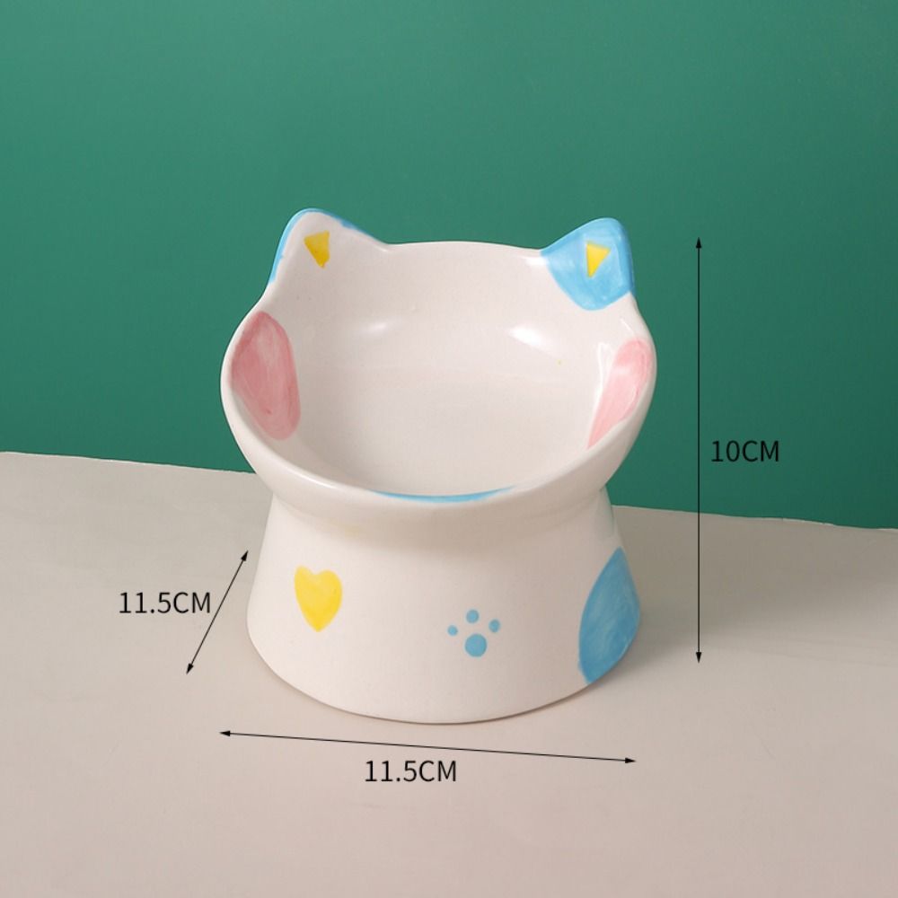 15° Tilted Elevated Cat Bowl A - Elevated Ceramic Cat Bowls Tilted Food 评论和价格