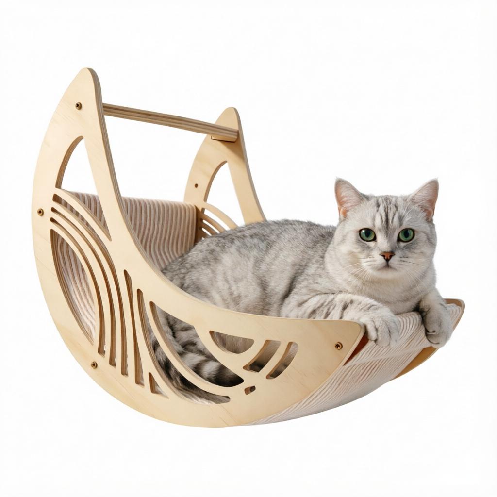 Cat Wall Furniture Hammock Cli - Cat Wall Climbing Shelves Hammock Wooden 评论和价格