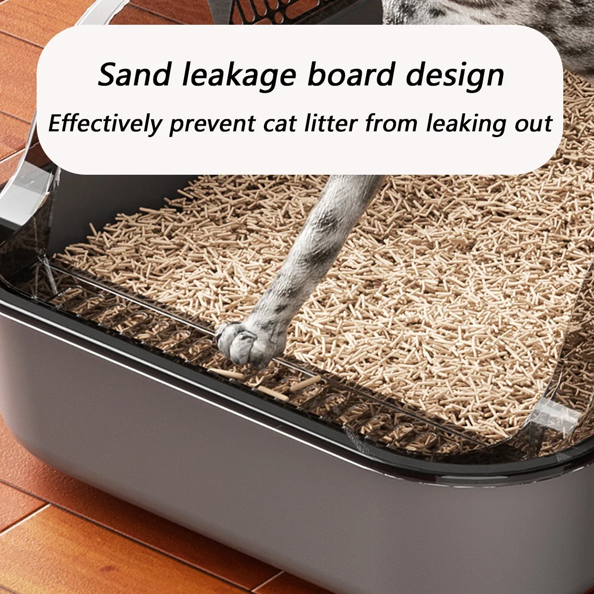 Semi-Enclosed Cat Litter Box S - Self Cleaning Cat Litter Box Automatic 评论和价格