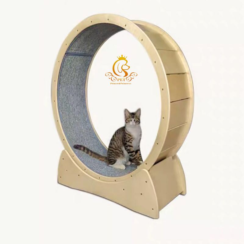 EUR PET Wooden Frame Multi Lay - Cat Running Wheel Exercise Treadmill 评论和价格