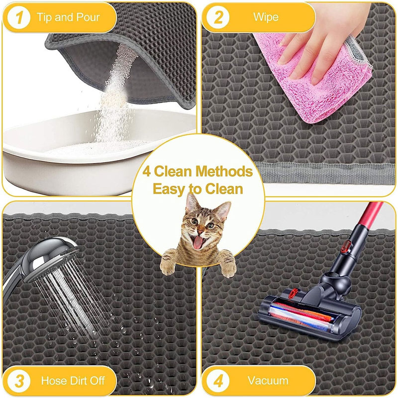 Pet Cat Litter Mat Waterproof  - Cat Litter Mat Double Layer Waterproof 评论和价格