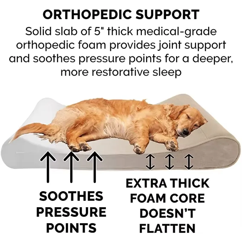Pet Sofa Solid Orthopedic Memo - Orthopedic Memory Foam Dog Bed Washable 评论和价格